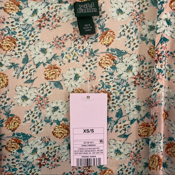 Wild Fable Coral Long Sleeve Kimono Duster XS / S - Picture 6 of 6